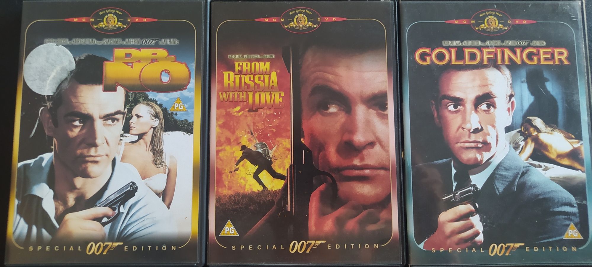 DVD Джеймс Бонд /Шон Конъри/ - 6 филма