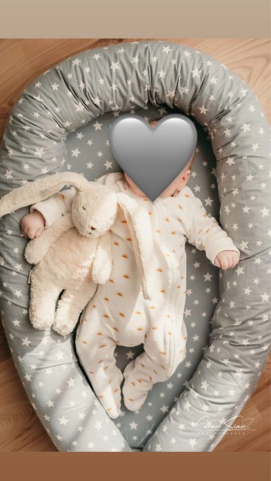 Baby nest cu huse detasabile