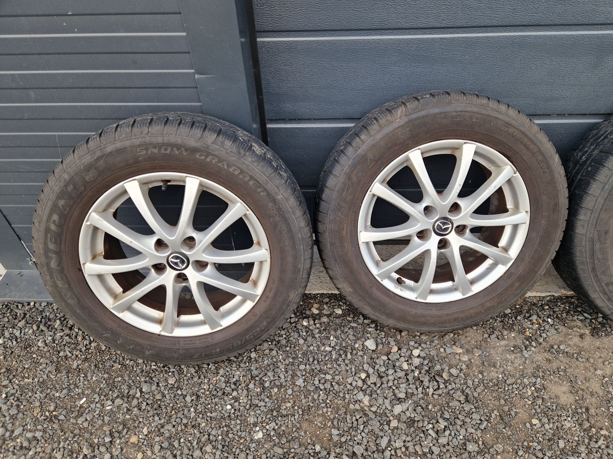 Jante Mazda suv 5x114.3 pe 17 7J ET50 cu anvelope 225/65