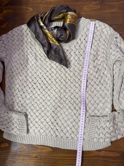 Дамски пуловер размер М подарък фишу
