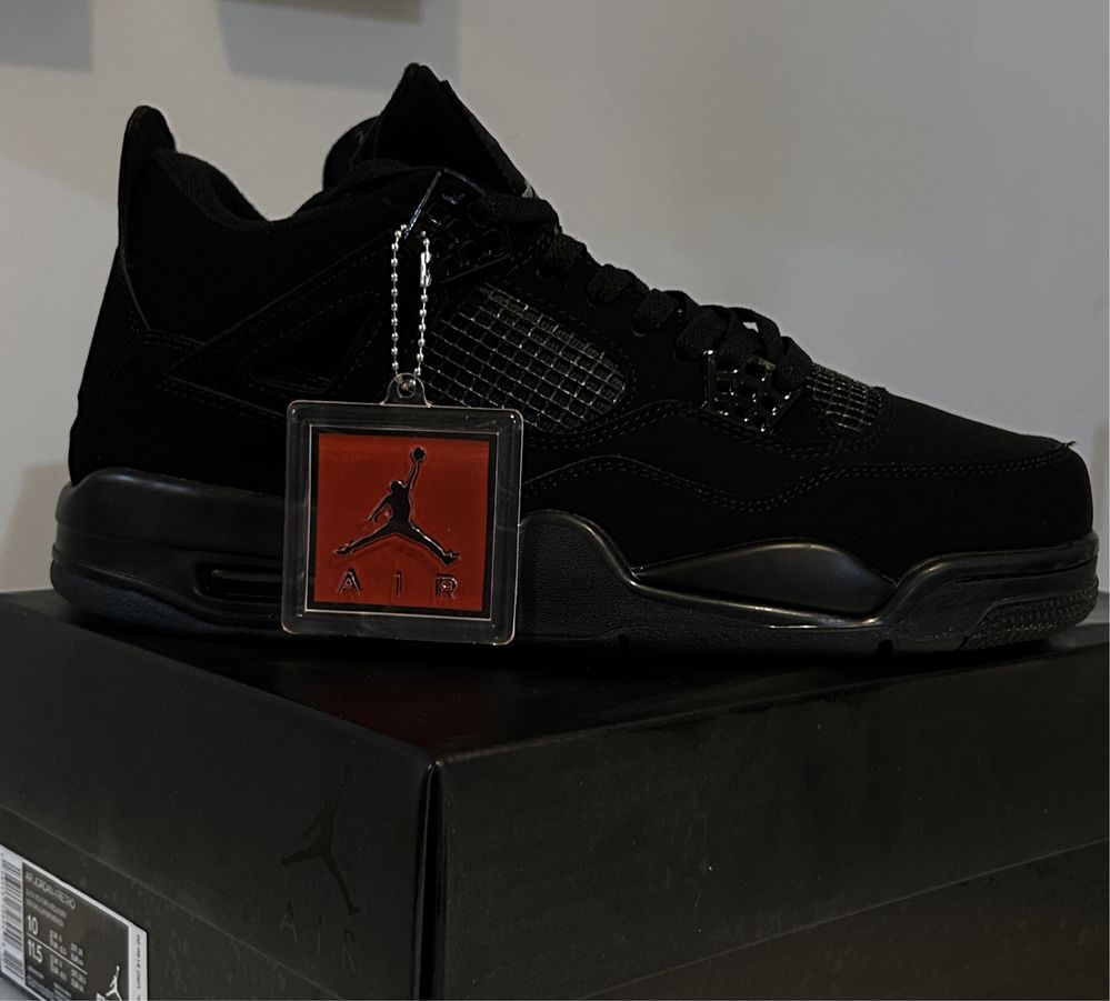 Jordan Black 4 Retro Black Cat (Stock limitat )