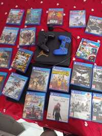 Consola PS4 + jocuri functionabile preț negociabil