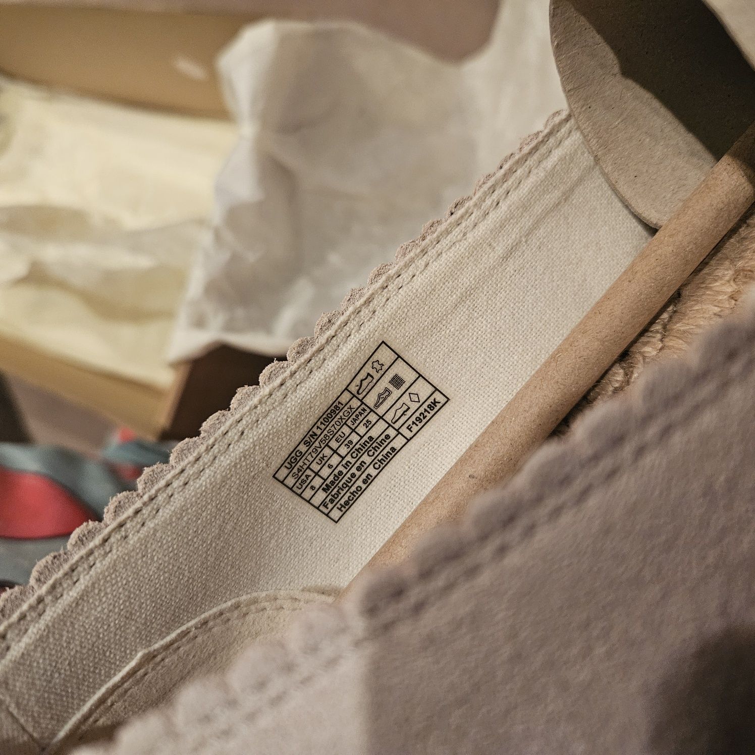 Еспадрили UGG естествена кожа