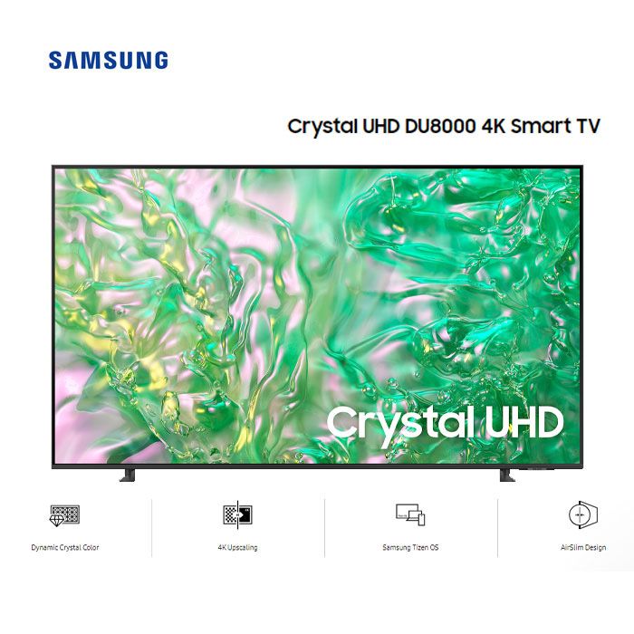 Телевизор Samsung 50/55/DU8000 Crystal UHD 4K Smart Tv Oригинал