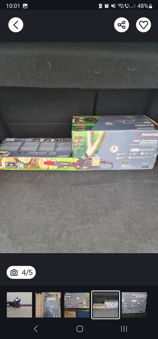 Drujba Parkside la 40 v cu 5 ani garantie. Livrare astazi cu 5 ron