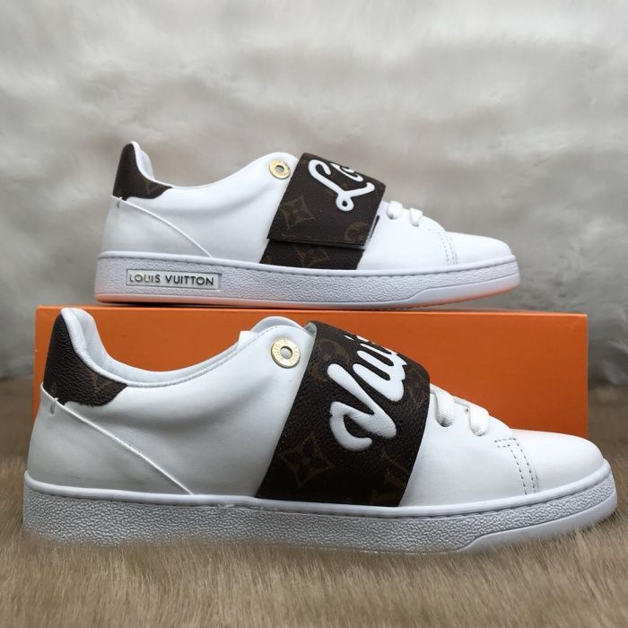 Adidasi louis Vuitton dama naturală/cutie sac certificat autenticitate