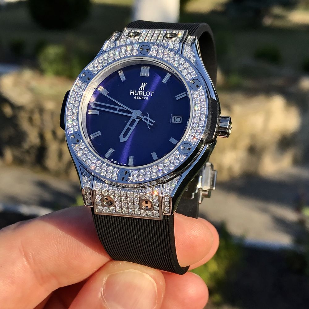 HB Big Bang Blue 33 mm Lady