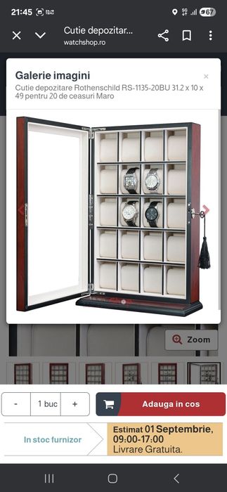 Cutie ceasuri Rothenschild - Maro