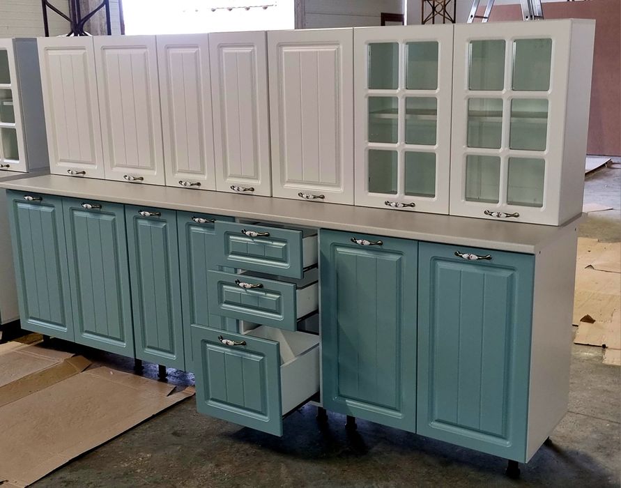 Mobila de bucatarie noua cu fronturi mdf in 2 culori, SOFT close