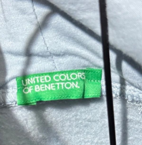Bluza Hanorac United Colors of Benetton cu maneci bufante