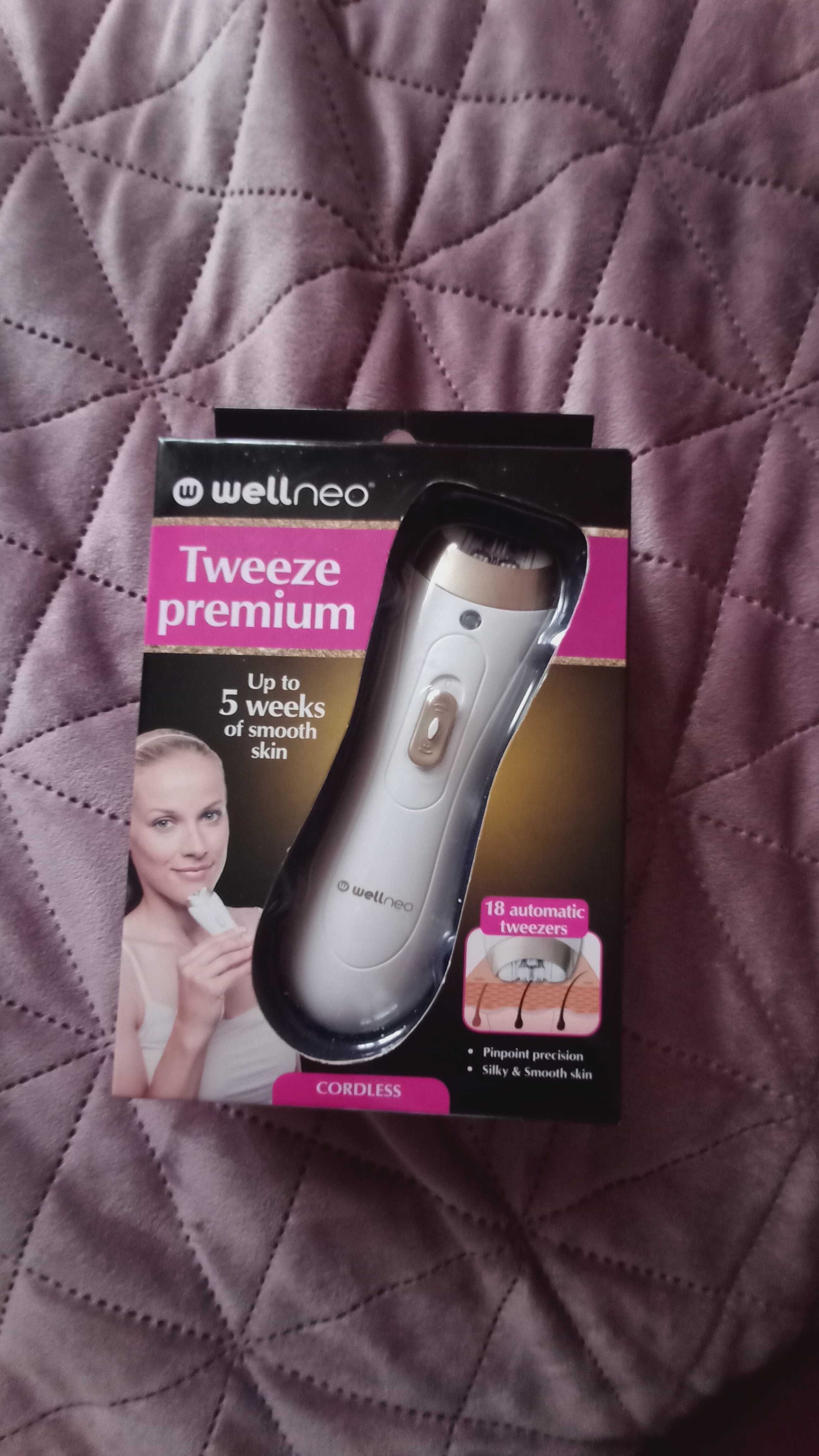 Безжичен епилатор на батерии Wellneo Tweeze premium