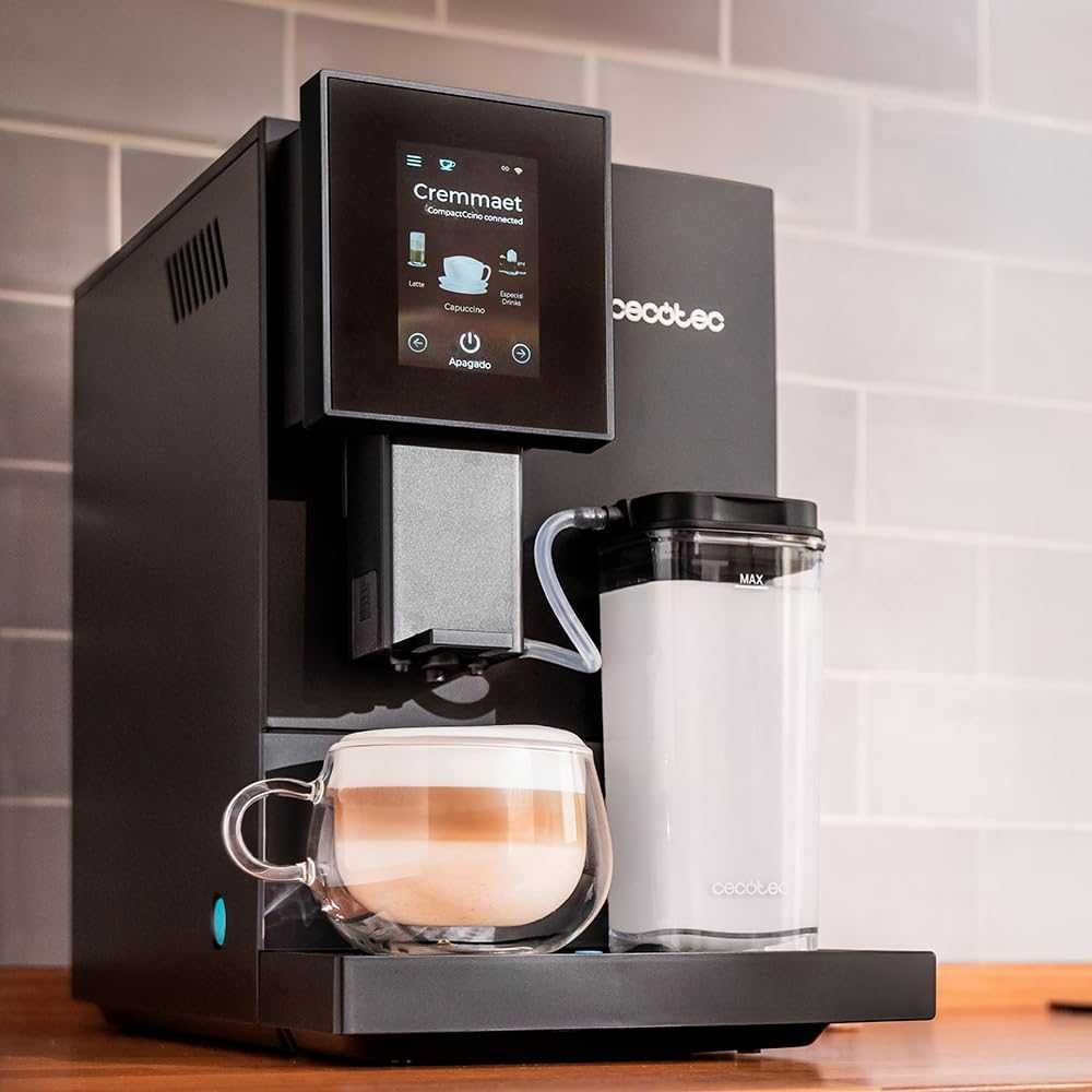 Кафеавтомат Cecotec Cremmaet Compact-ccino Connected 1350W 19bar Черна