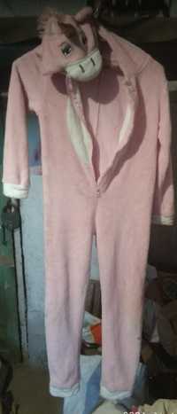 Пижама детская розовый единорог