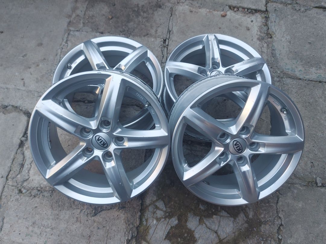 Set 4buc jante senzori de aliaj Kia Hyundai R16 6.5Jx16H2 ET50 5x114.3