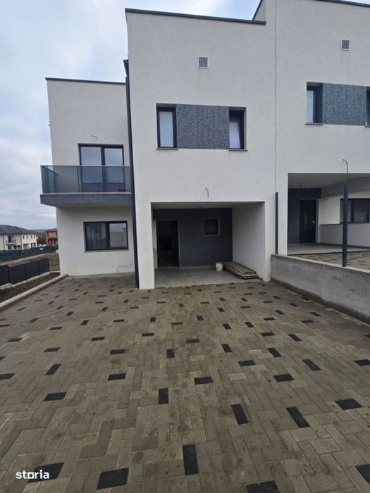Casa tip duplex, 4 camere, 120 mp, teren 350, sat Campenesti