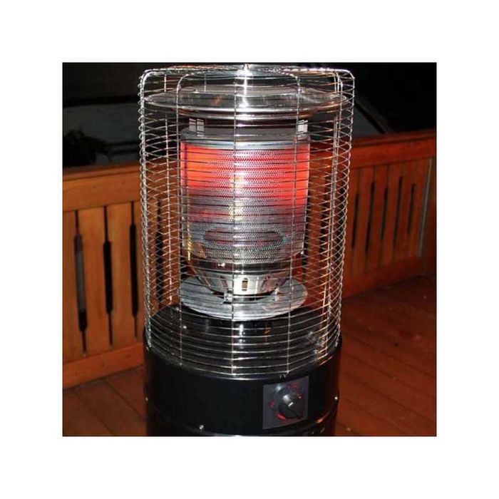 Incalzitor de terasa pe GPL seria LODGE putere calorica 11kW.