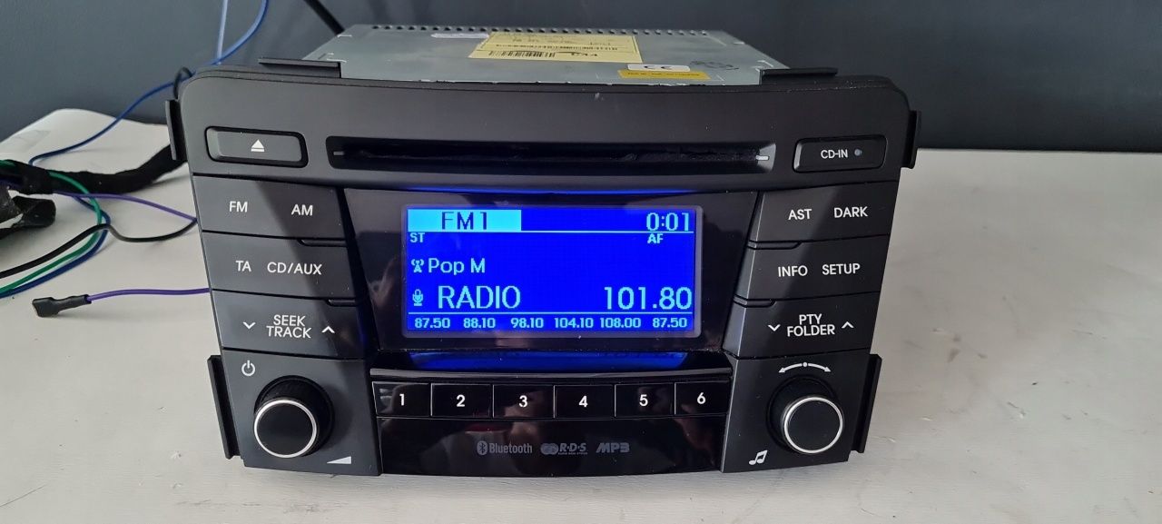 Радио Hyundai i40, Bluetooth, mp3, USB