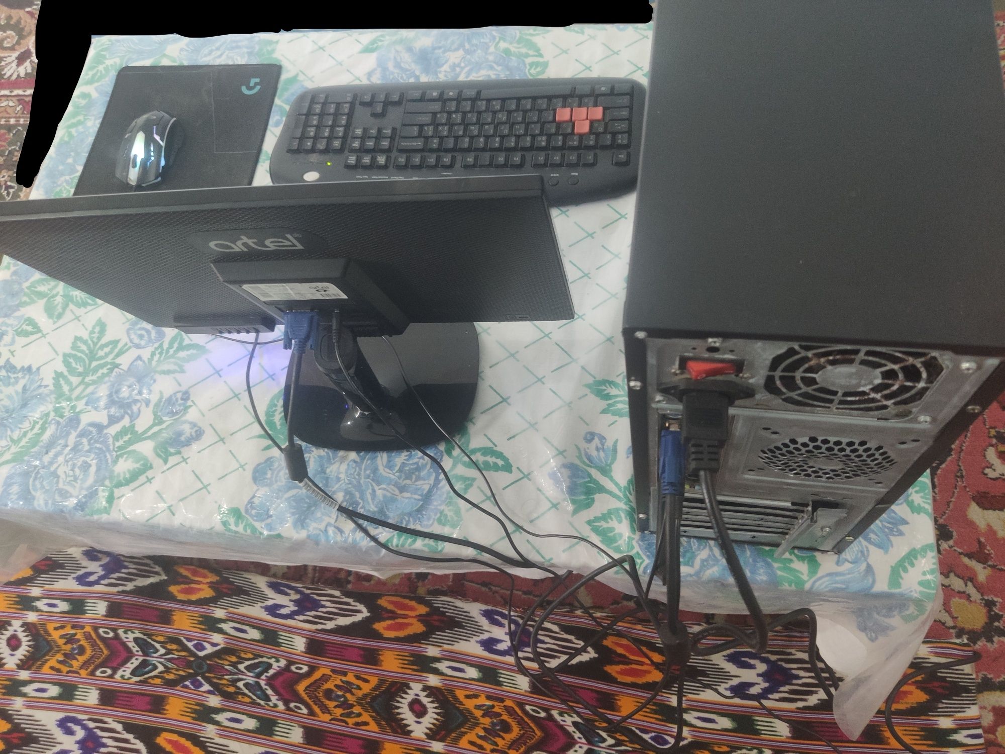 Kompyuter PC, H61 plata, DDR 3, Intel Pentium, 6 GB+500 GB Xotira
