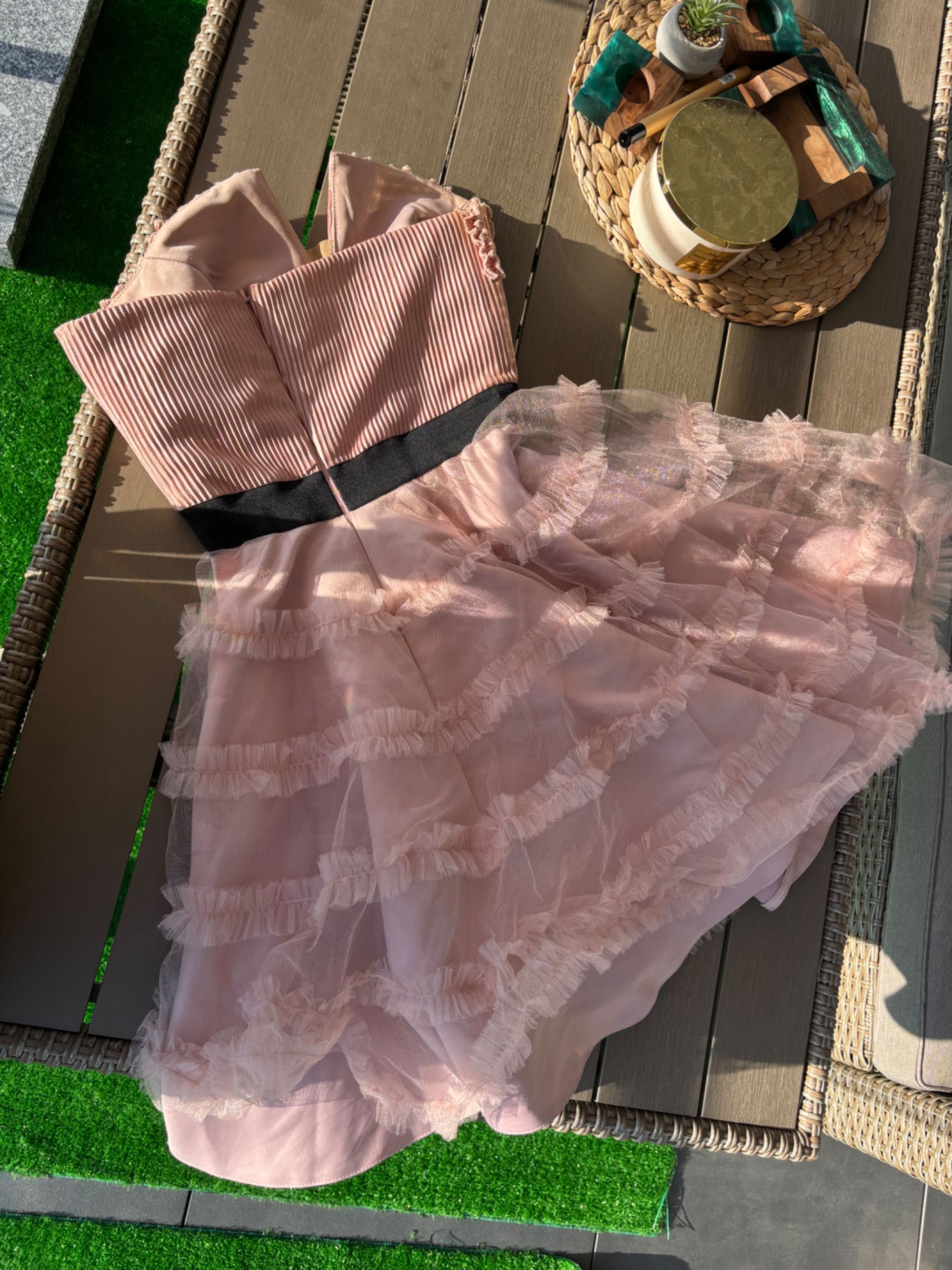 Cocoon boutique розова къса рокля ХС