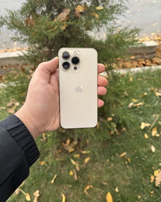 Iphone 13 Pro Gold 128gb xolati yengide hama joy ishlid oqip tel qlila