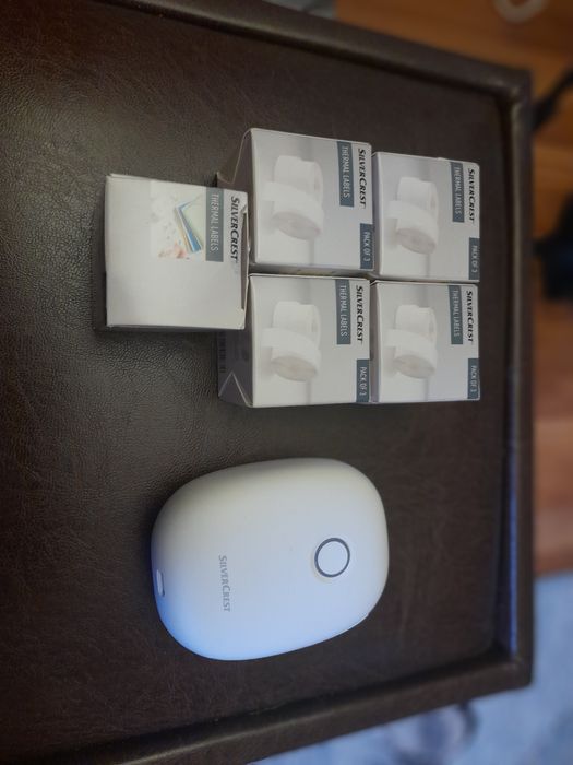 Imprimantă termică Sillercrest Alb/Negru penteu etichete