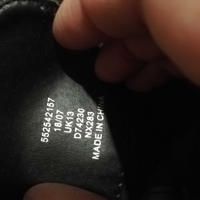 Cizmulițe înalte din piele naturală - pentru fetițe - import Anglia