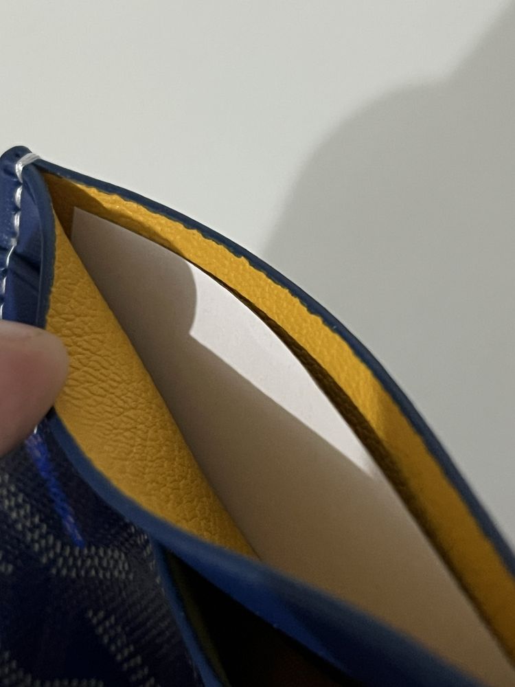 Cardholder goyard albastru portcard premium