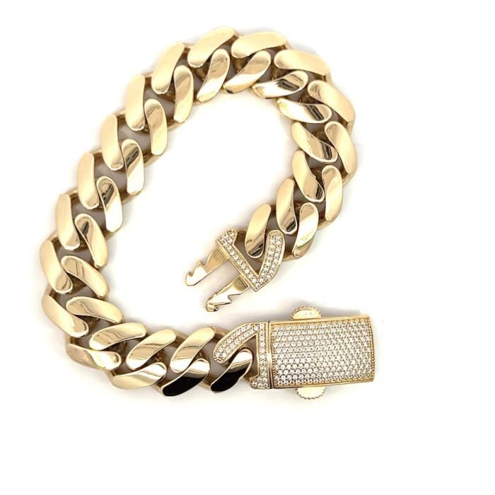 Lant cuban inox OFERTA +BRATARA