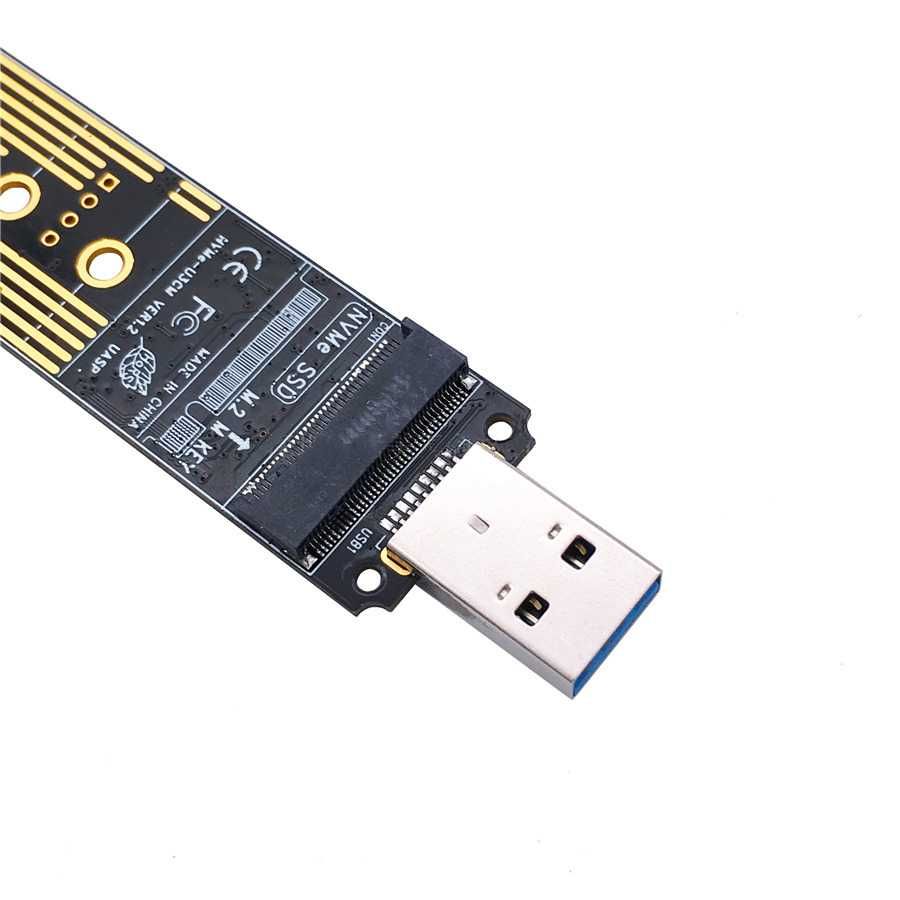Adaptor SSD M.2 NVMe (M-Key) la USB 3.0 pentru PC, laptop