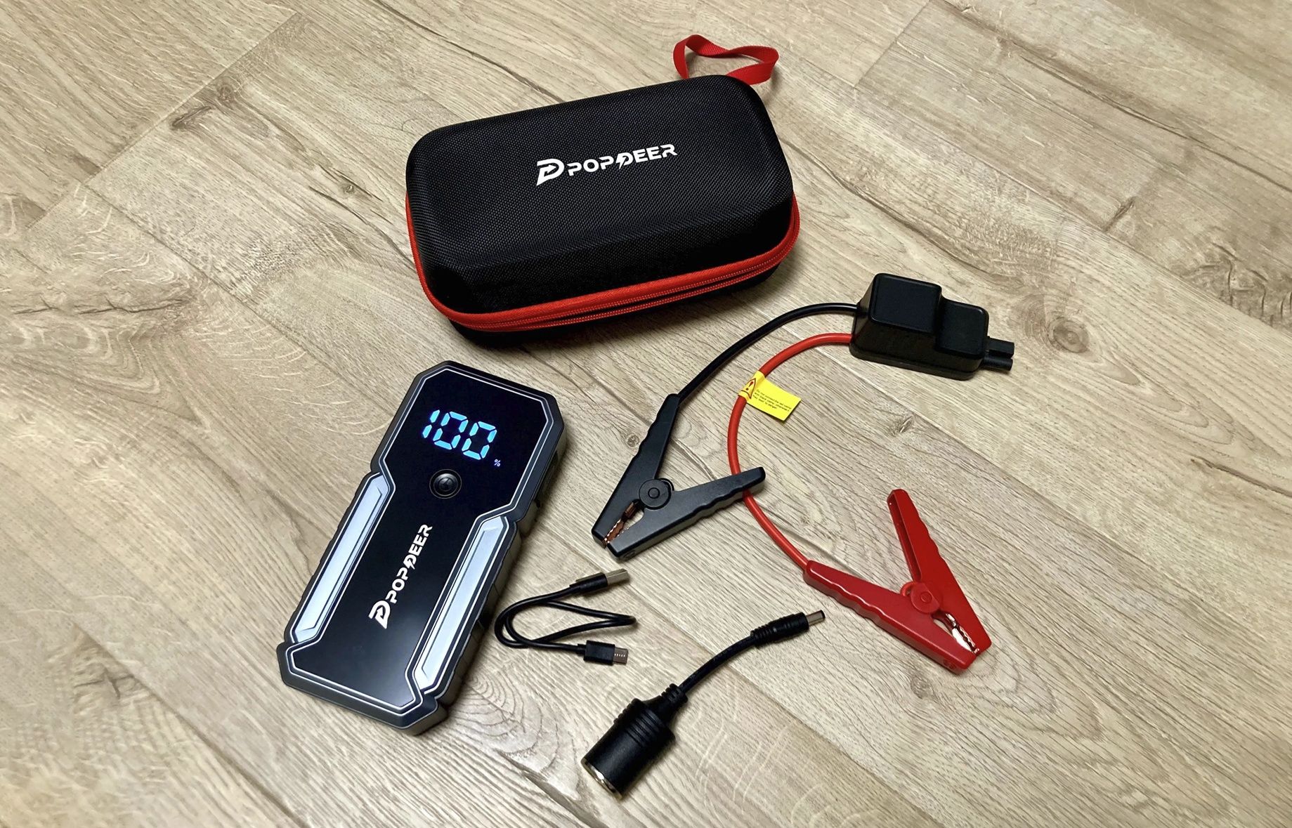 Popdeer J02 3000A 23800mAh батерия jumpstarter powerbank