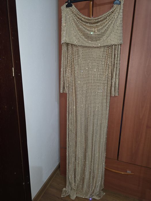Rochie lunga cu pietre