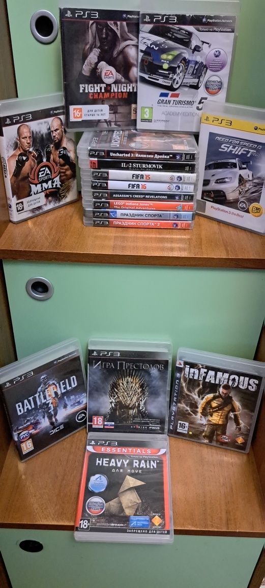 Игры на сони 3 и 4 Диски
