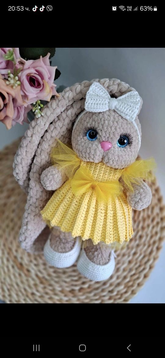 Плетени играчки на една кука