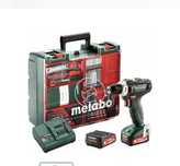 Metabo mașina de gaurit filetanta 2 bateri Profesionala lada scule