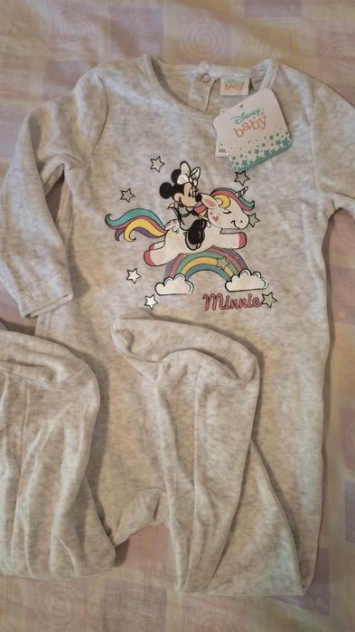 Salopeta fetițe Minnie nouă cu etichetă 92