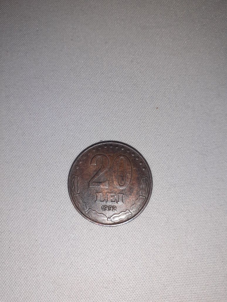 Moneda 20 lei 1992