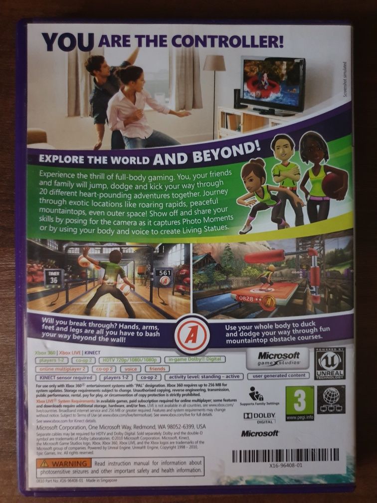 Kinect Adventures Xbox 360