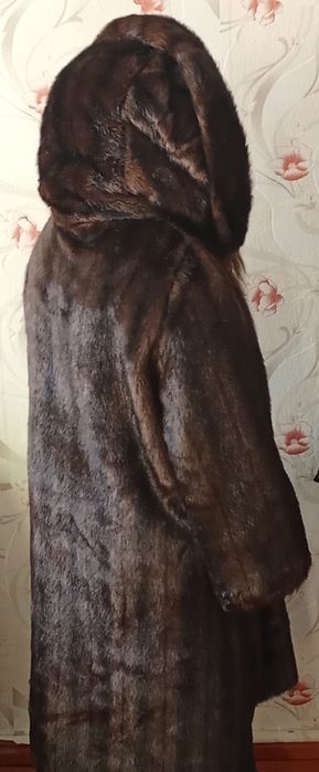 Норковая шуба тёплая