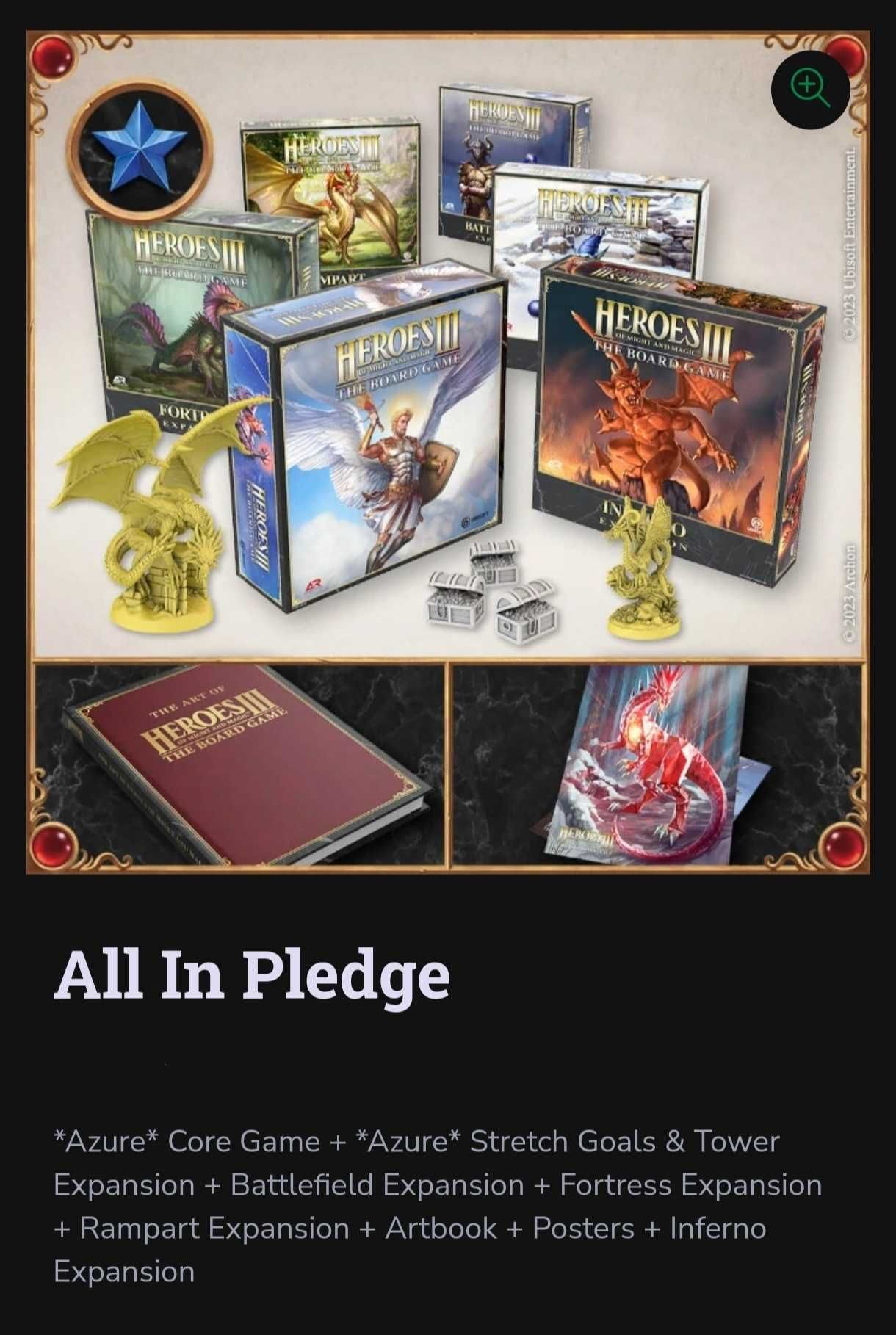 Heroes of Might & Magic III: The Boardgame (All-In Kickstarter Pledge)