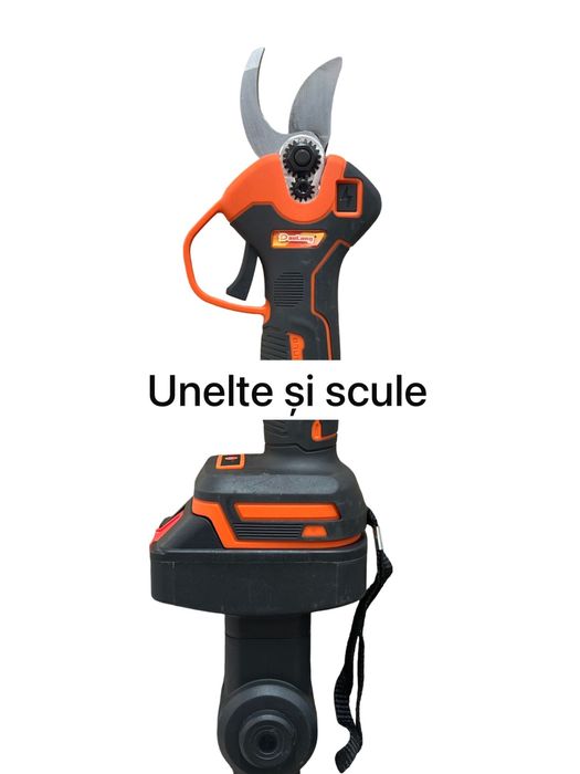 Set foarfeca + mini drujba+ brat telescopic 2m+ 2 acumulatori 36v,