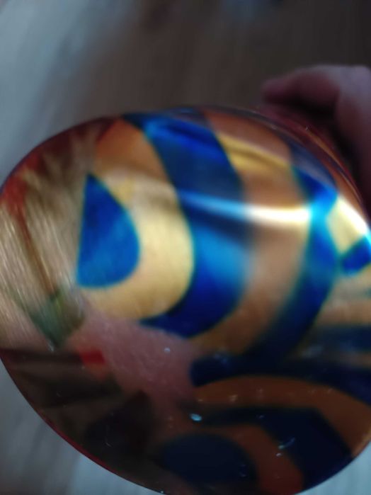 Медна ръчно гравирана бутилка