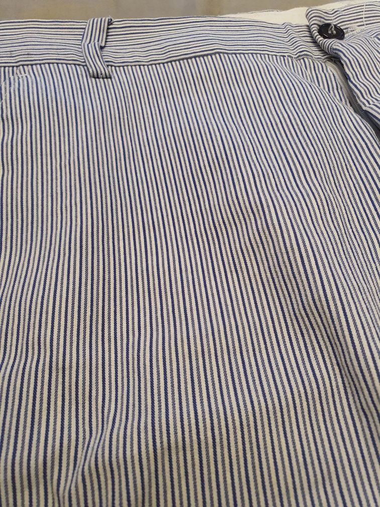 Pantaloni scurti eleganti - Exibit 32/ 50 made in Italy albastru marin