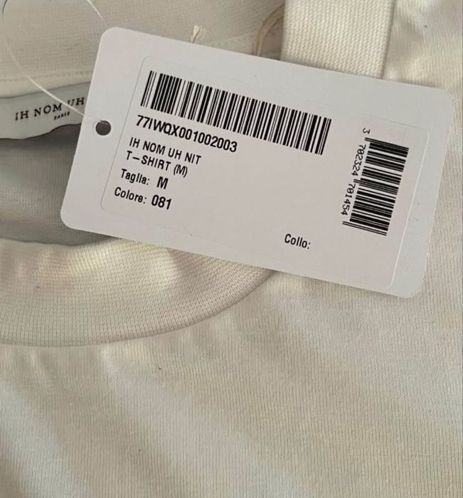 Tricou unisex ih nom uh nit alb