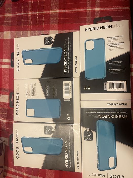 Carcasă/Husă albastră IPHONE 12/13 Pro Max f.rezistentă la impact.