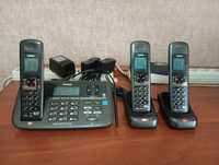 Продам радиотелефон UNIDEN три трубки на один телефонный номер.