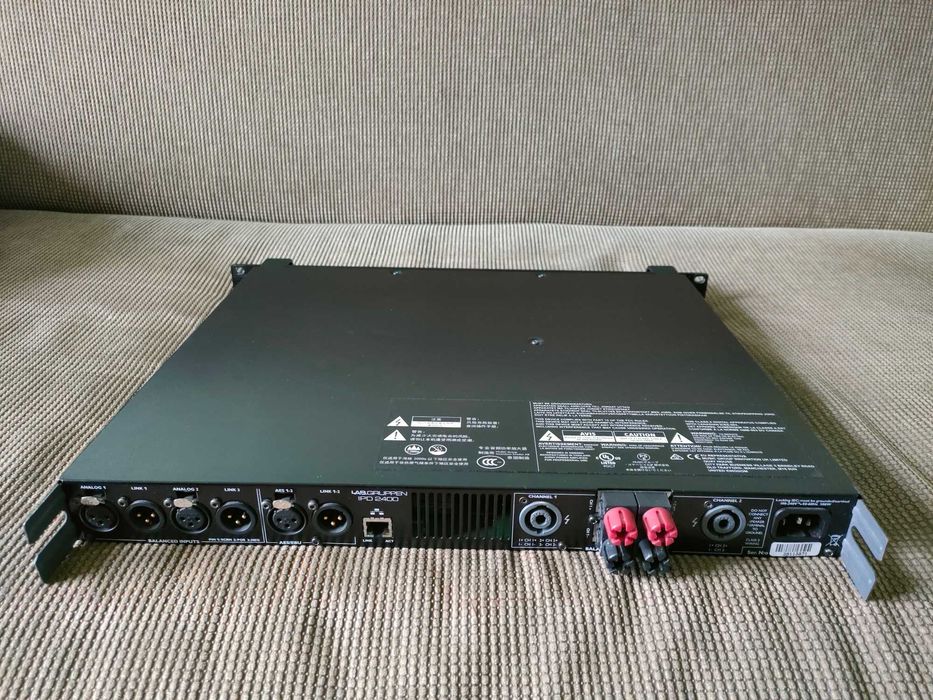 Amplificator de putere statie Lab Gruppen ipd 2400 de 2x1200w cu dsp