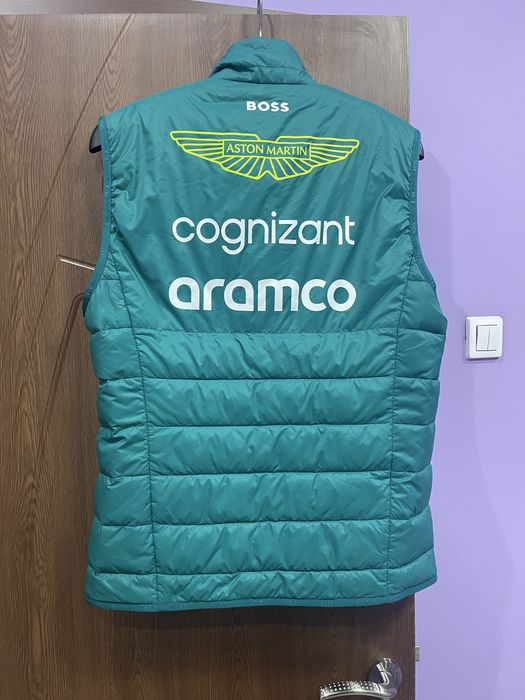 M Мъжки Елек Грейка Hugo Boss Aston Martin Formula 1 Cognizant Nike F1