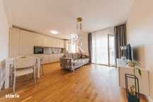 Apartament modern 2 camere, terasa 50mp, bloc nou, mobilat utilat, zon