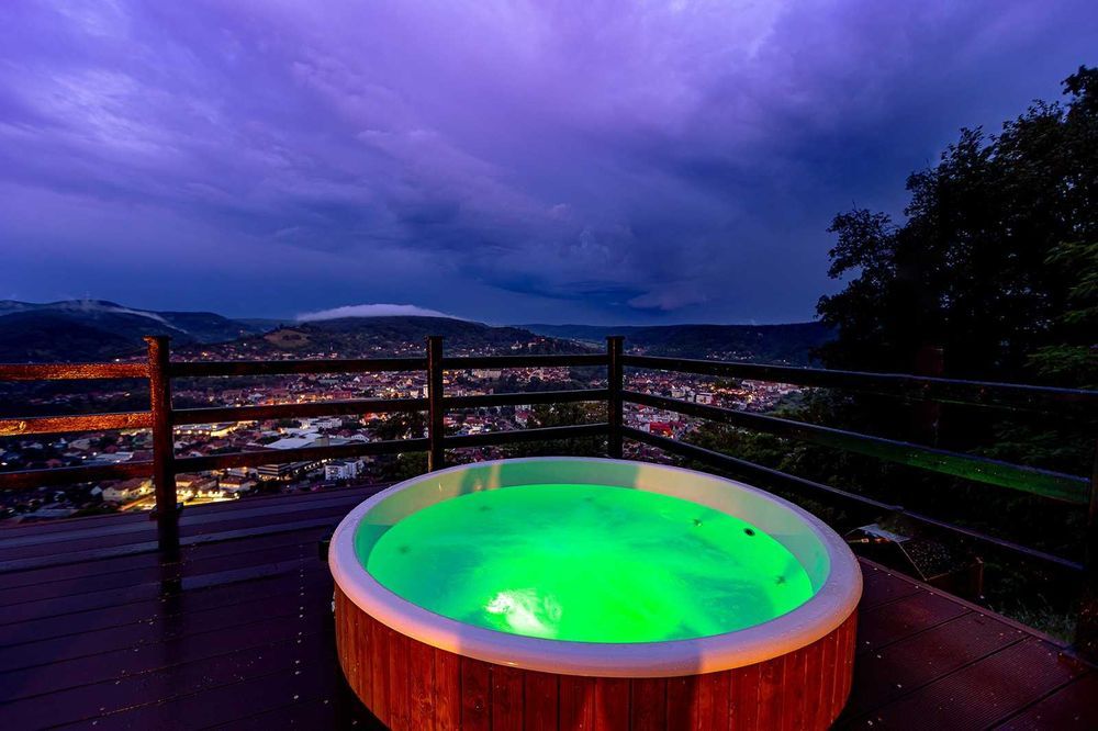 Ciubar piscina, jacuzzi fibra de sticla PE STOC