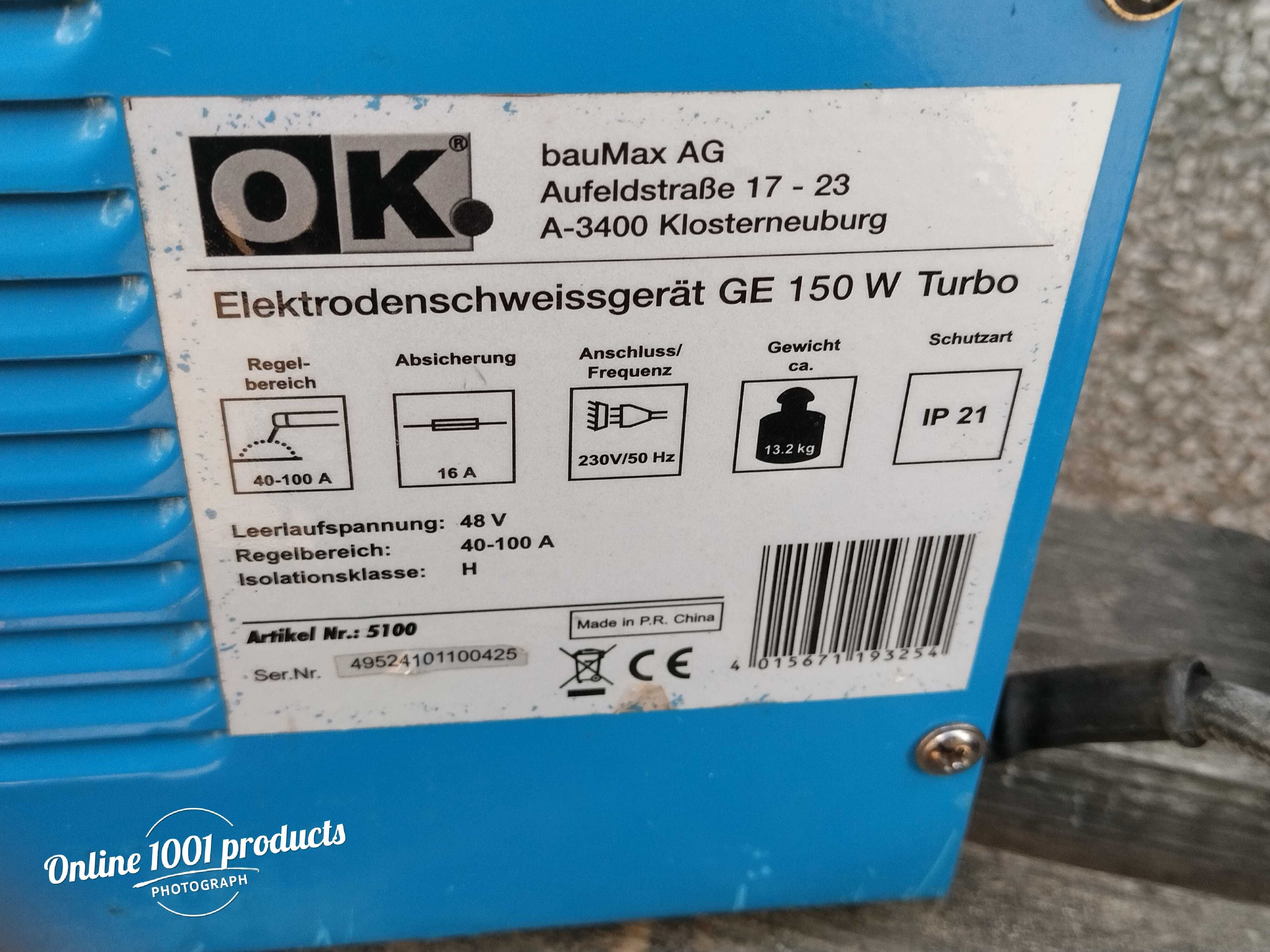 Електрожен Elektro-Schweißgerät.